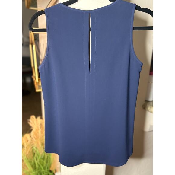 Trina Turk Banning Sleeveless Tank Top ZIP front size Small Petite - Picture 6 of 6